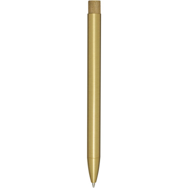 Logotrade business gift image of: Beatriz recycled brass ballpoint pen